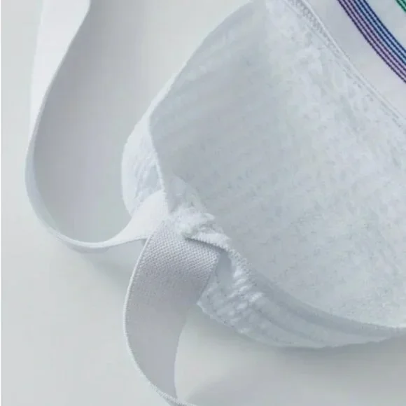 Jockmail Rainbow Jockstrap Medium White - Picture 4 of 9